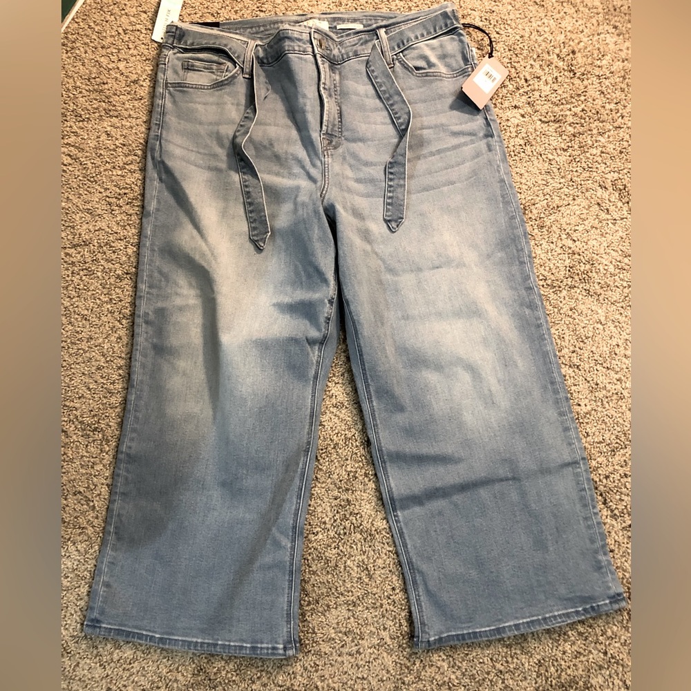 Jen 7 by 7 for all man kink cropped jeans